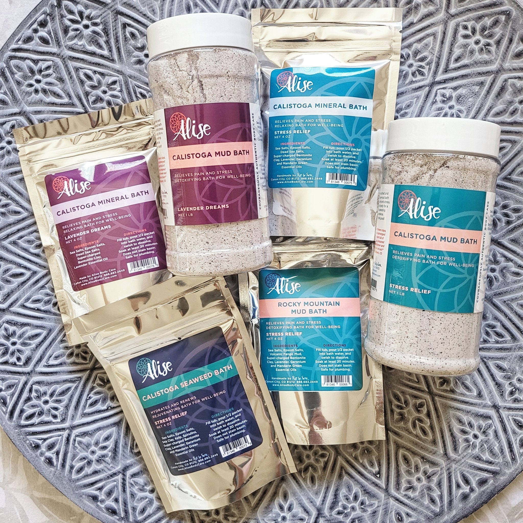 Detox Baths Image on Home Page Alise Body Care for pain relief and stress release