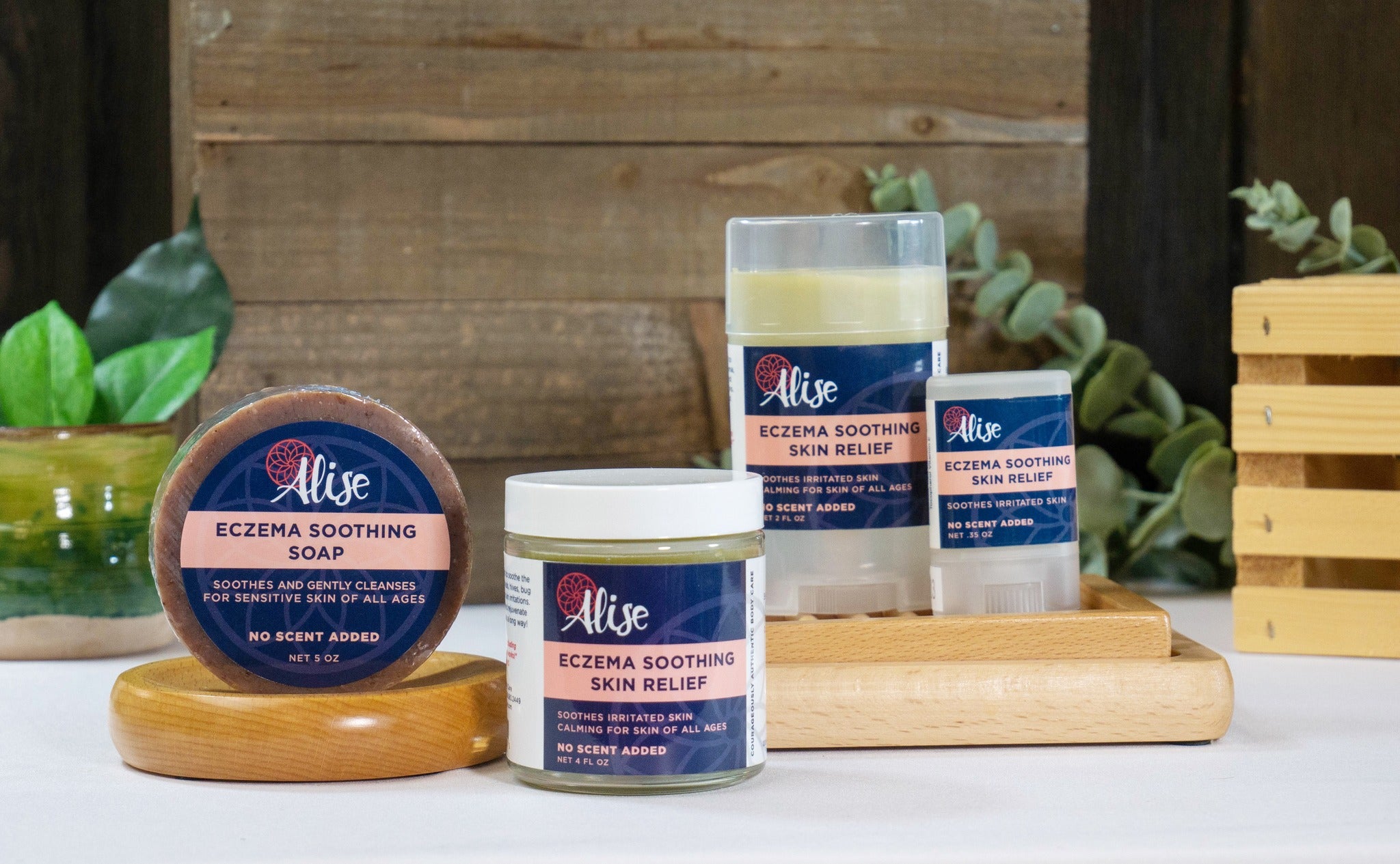 Eczema skin soothing relief salve soaps Alise Body Care