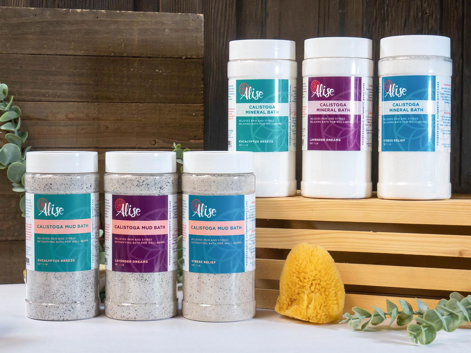 Calistoga Mineral Bath line handcrafted by Alise Body Care