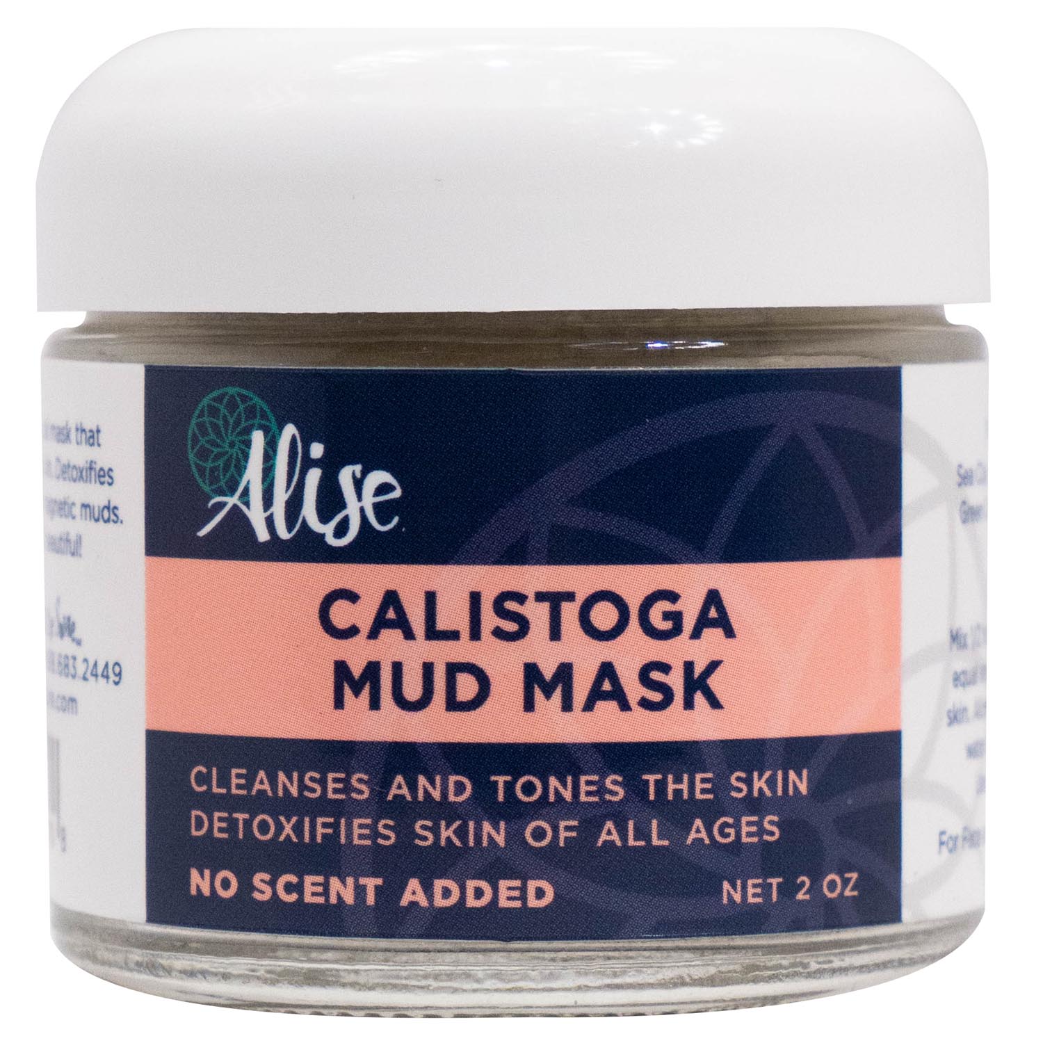 Calistoga Mud Mask 2oz handcrafted by Alise Body Care