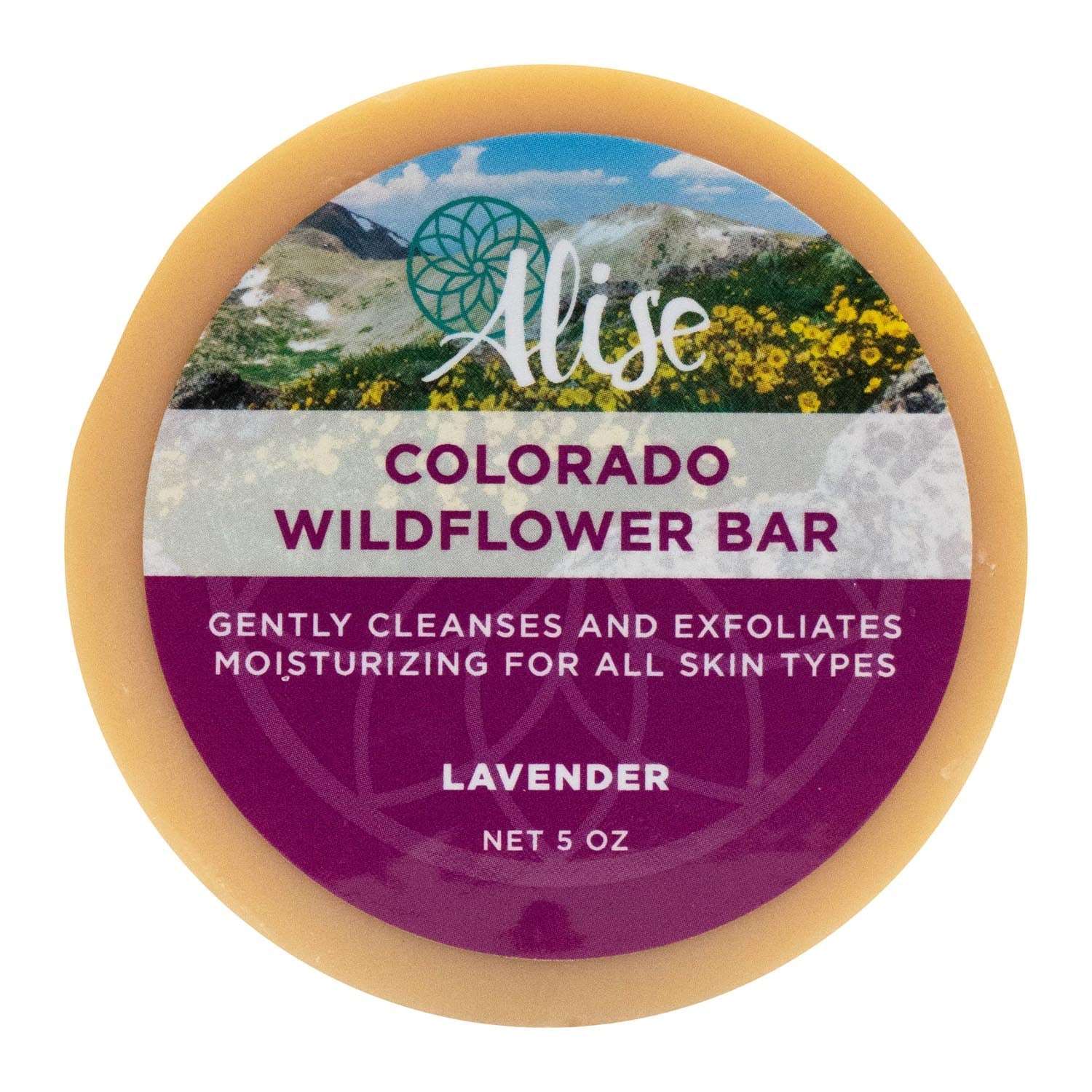 Colorado Wildflower Soap 5oz handcrafted by Alise Body Care