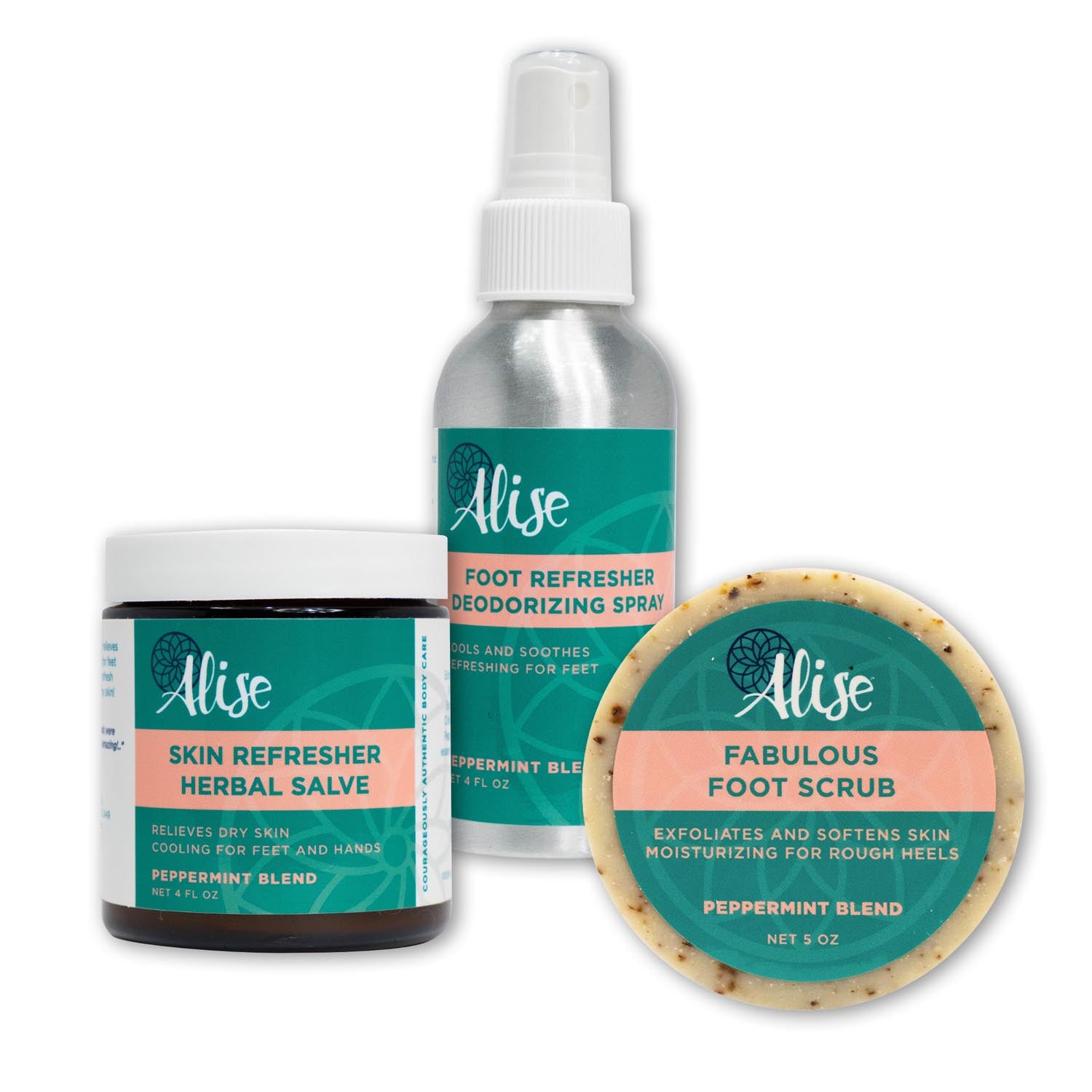 Love Your Feet Gift Set with Foot Refresher Spray handcrafted by Alise Body Care