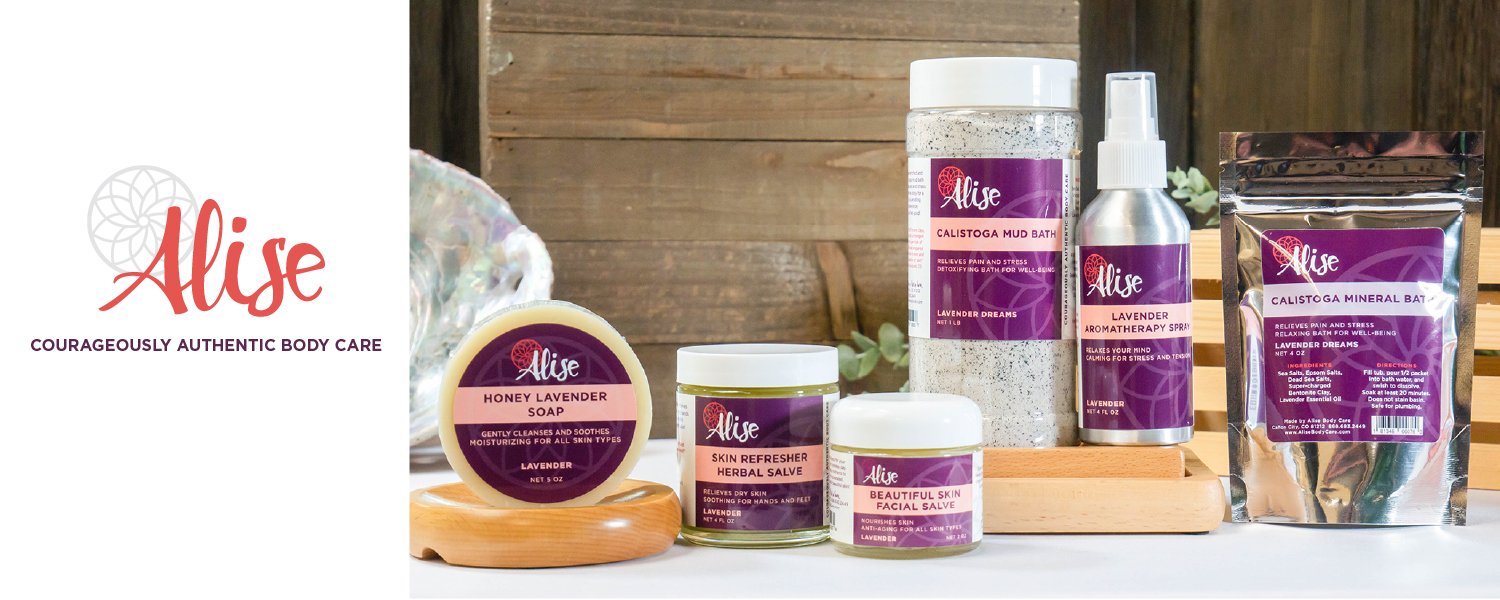 Alise Body Care lavender product family learn more in our video.
