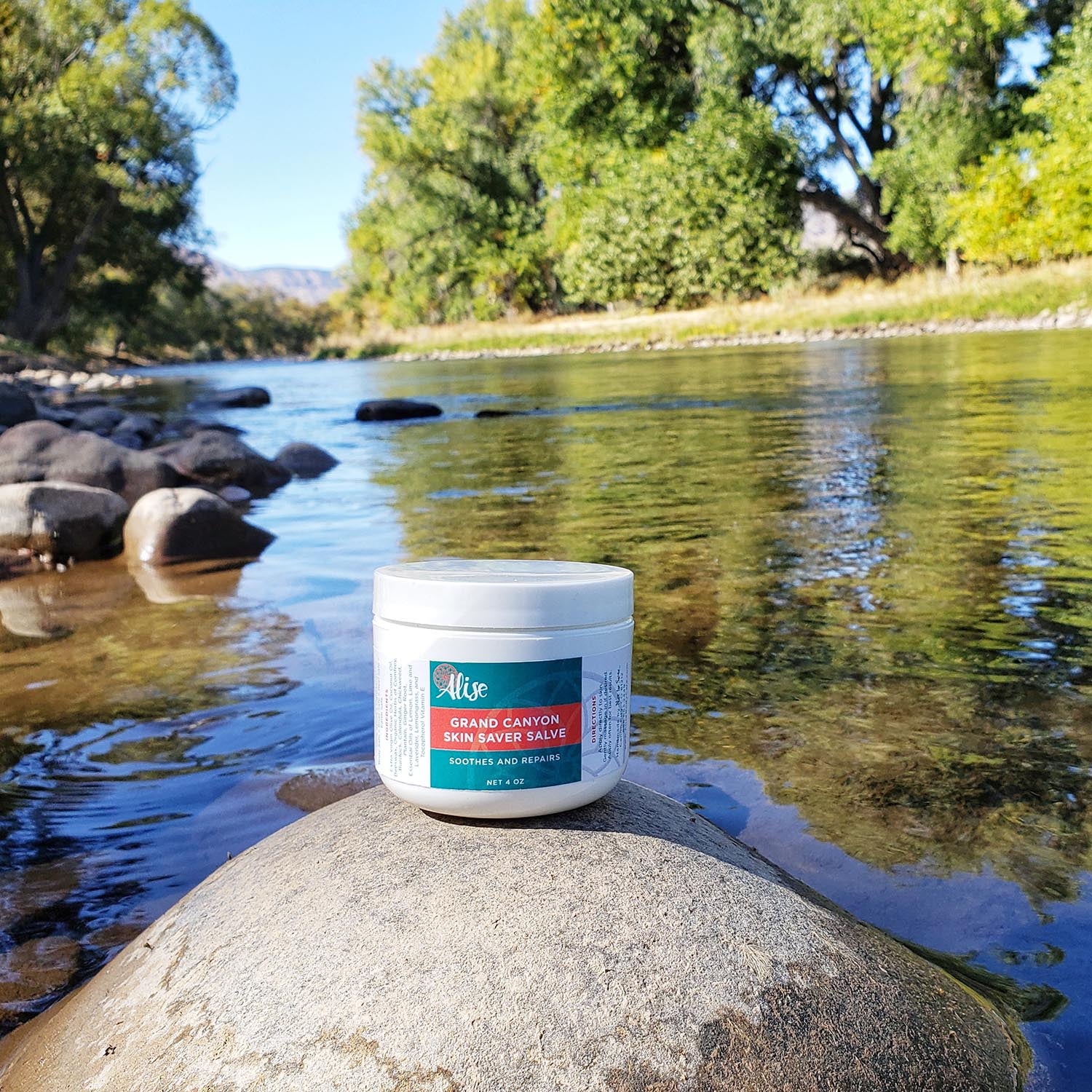 Grand Canyon skin saver salve by the river for dry rough skin alisebodycare