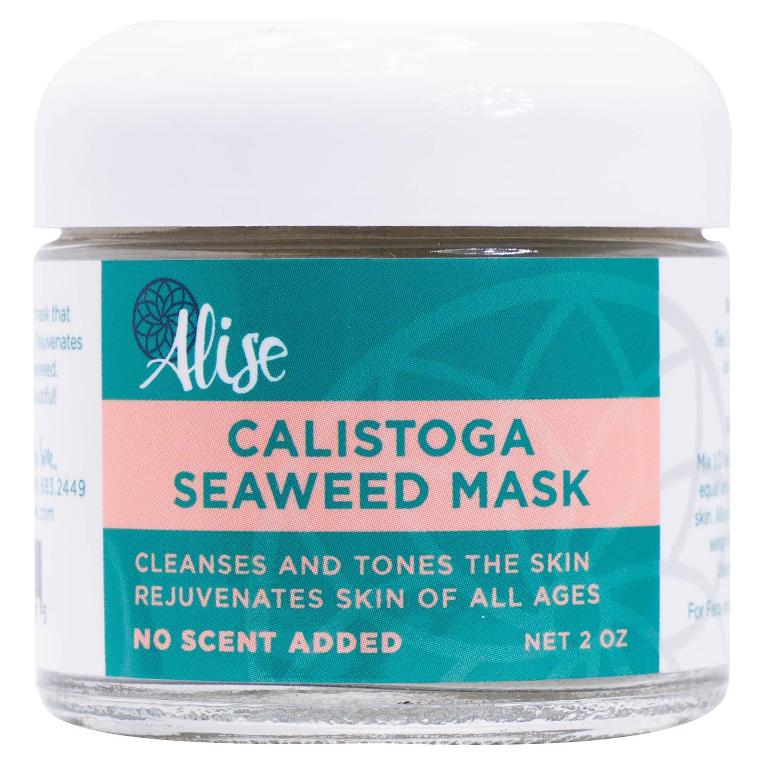 Calistoga Seaweed Mask 2oz handcrafted by Alise Body Care