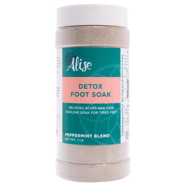 Detox Foot Soak Peppermint Blend 1lb handcrafted by Alise Body Care