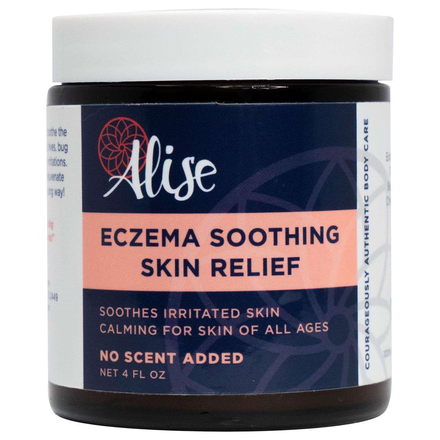 Eczema Soothing Skin Relief Salve 4oz Jar handcrafted by Alise Body Care