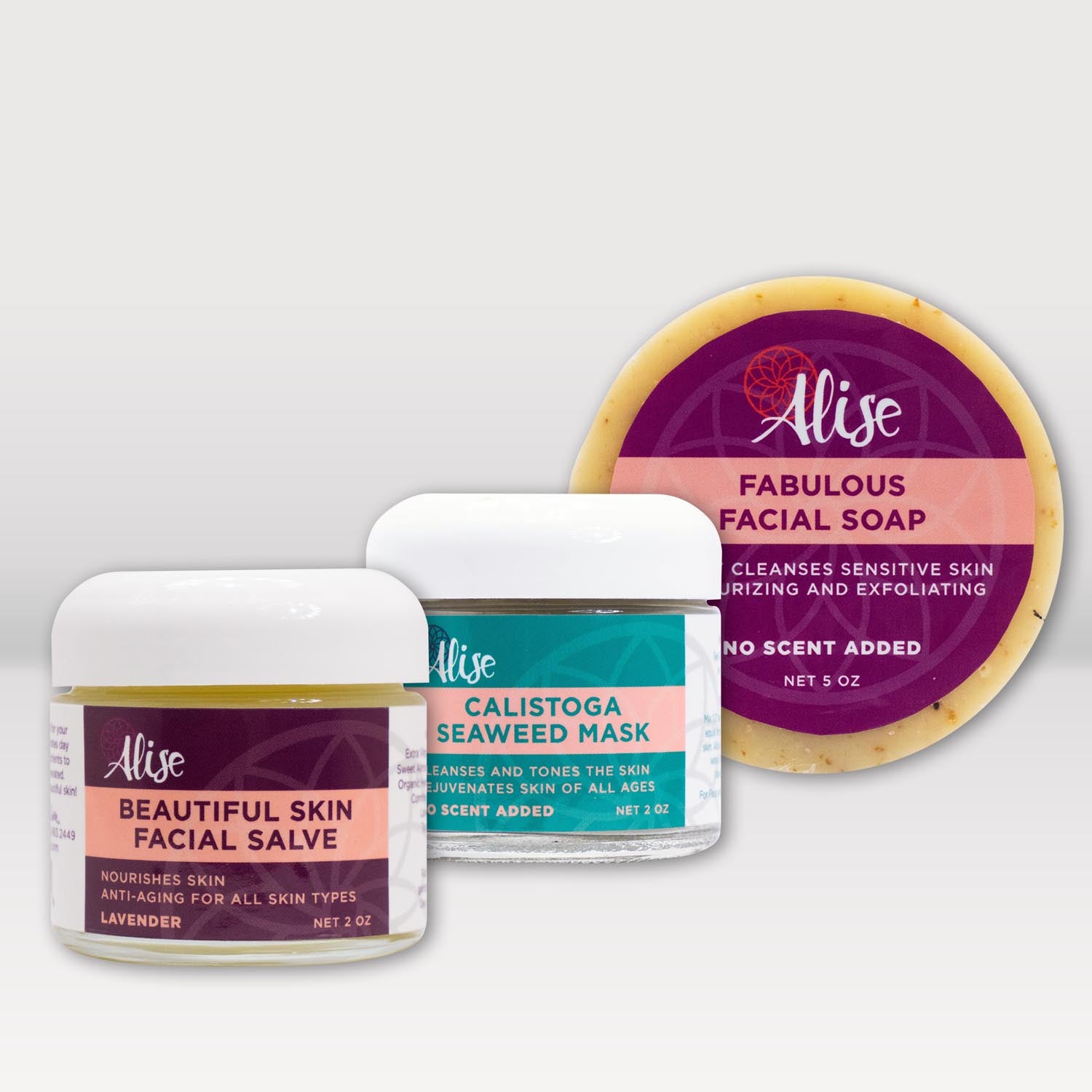 Fabulous Facial Care Essentials handcrafted by Alise Body Care