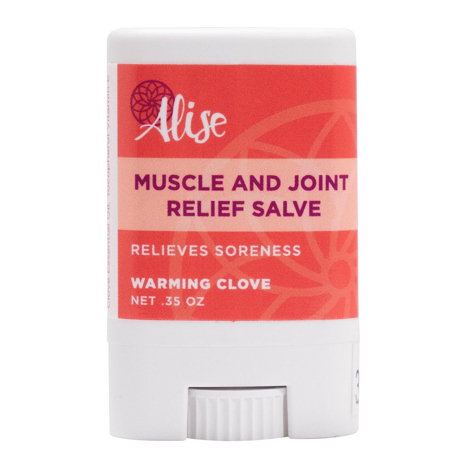 Muscle and Joint Relief Salve Warming Clove .35oz Rub On handcrafted by Alise Body Care