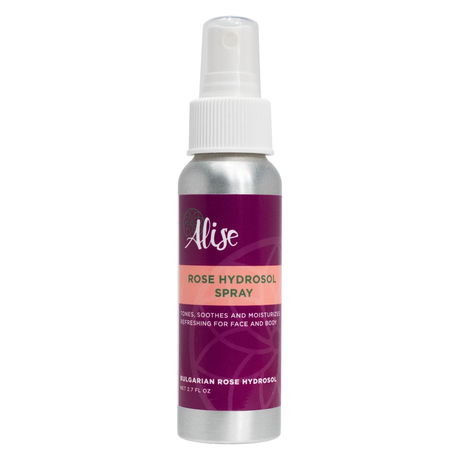 Rose Hydrosol Spray 2.7oz handcrafted by Alise Body Care