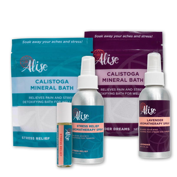 Stress Relief Bundle - At Home handcrafted by Alise Body Care